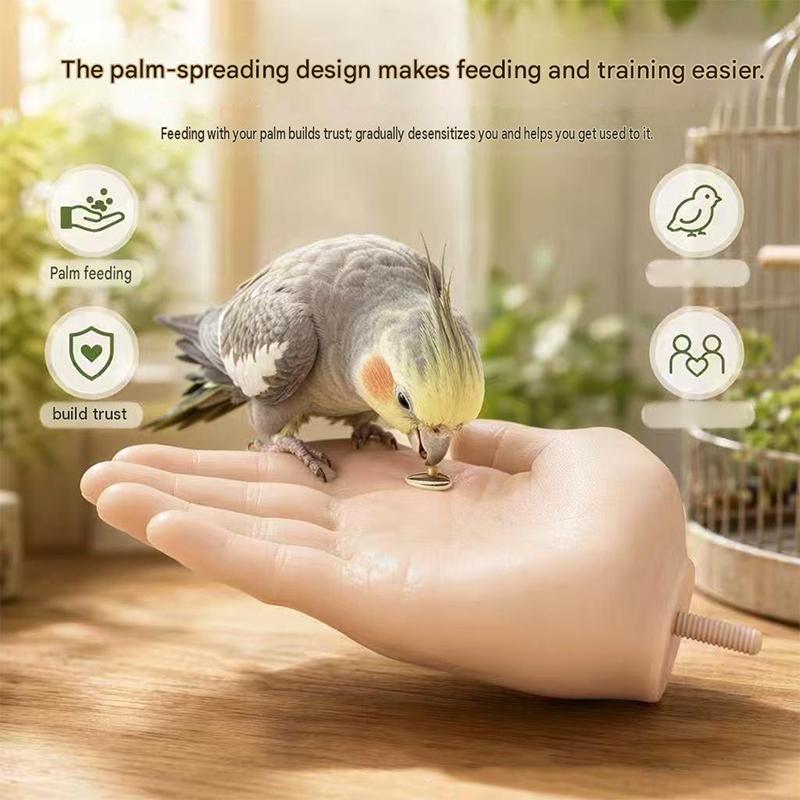 Parrot Training Fake Hand Simulation Finger Perch Safe Bite Resistant Desensitization Wear Resistant Resting Pole Realistic