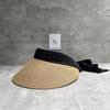 Straw Bow Empty Top Hat Wide Brim 25 Summer Straw Hat Sunscreen Sun Hat Sun Hat