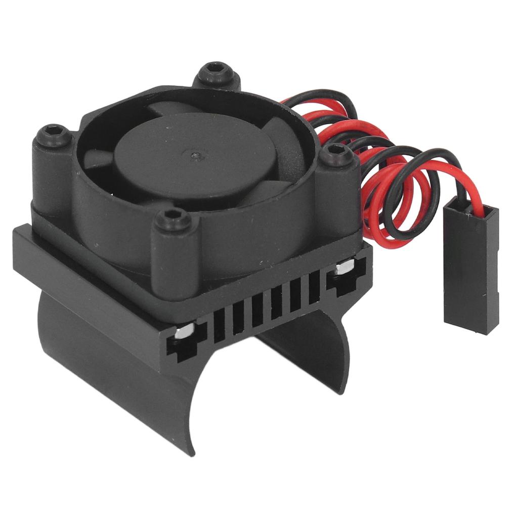RC Motor Cooling Fan Heatsink Fan RC Accessory for Traxxas 118 Remote Control Car Black