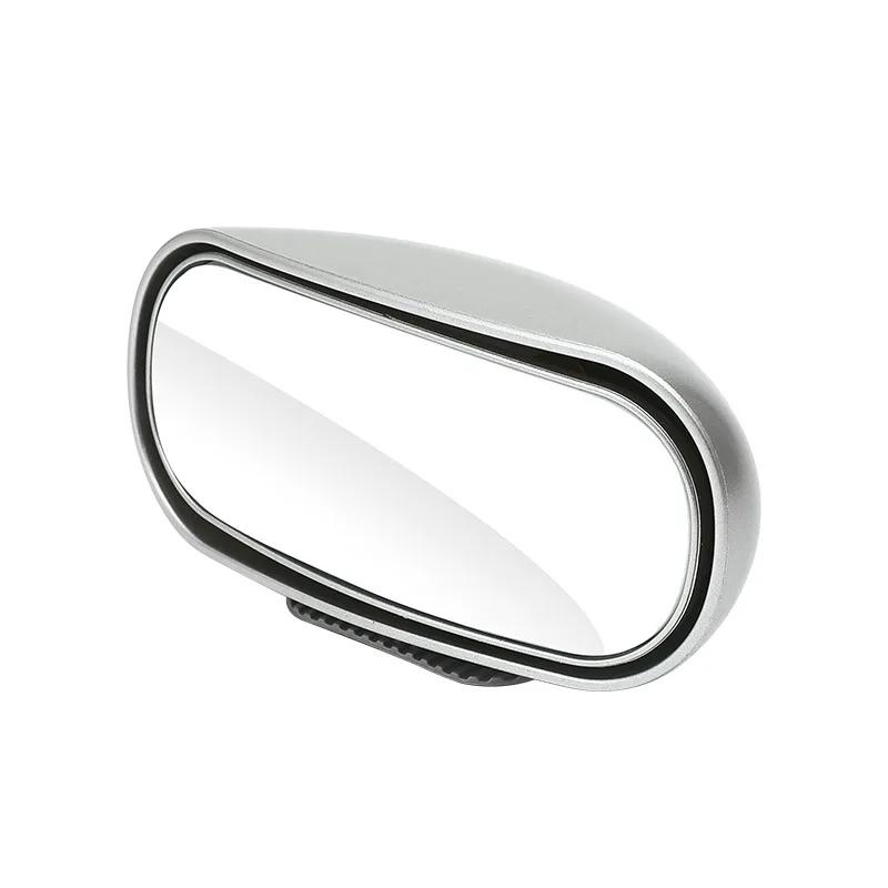 1/2Pcs Universal Car Auxiliary Rear View Mirror 360 Rotation Wide Angle Side Rear Mirror Blind Spot Parking Assitant for Car