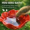 Distinctive metal flower garden decoration Offering Refreshment Space For Backyard Animals