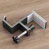 Desk Purse Holder Aluminum Stocking Hook For Mantle Multi Purpose Portable Desk Bag Hangers For School Apartment Businesses