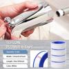 Teflon Tape, 0.47x393inch White Plumbers Tape - 4 Rolls, Stop Leaks, PTFE Sealant for Pipe