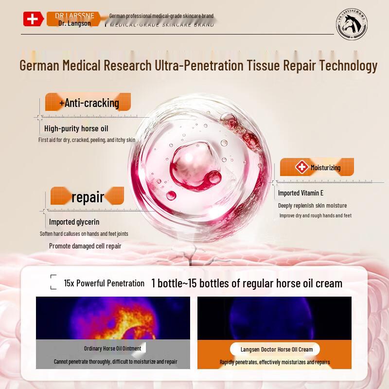 DR. LARSSNE Vitamin E Horse Oil Hand & Foot Repair Cream