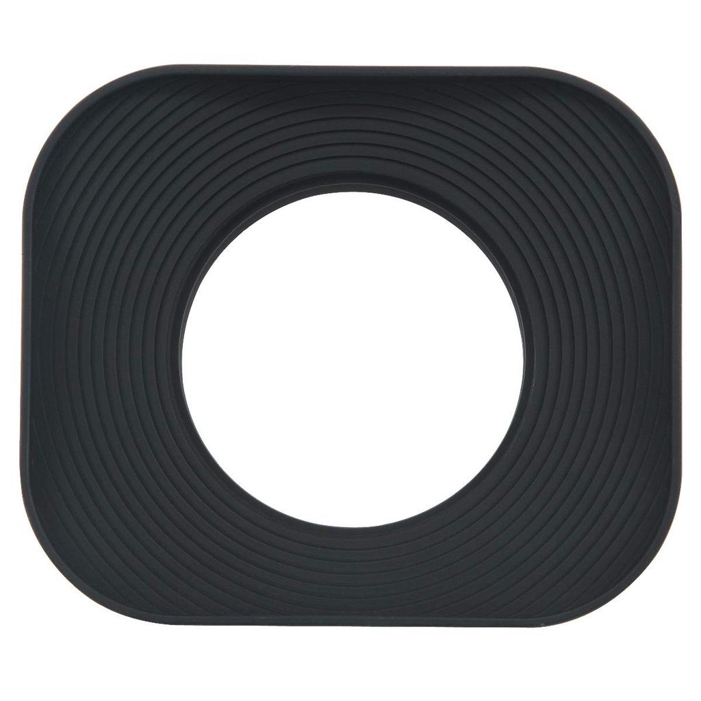 Haoge 39mm Square Metal Lens Hood with Shade Design and Cap for 39mm Lenses of and other 39mm filter thread LH-B39T Screw-In Canon, Nikon, Sony,
