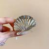 Elegant Gold Metal Shell Hair Claw Clip For Long Hair Women Practical And Stylish Hair Accesories Party Hairpin Headwear AXYD