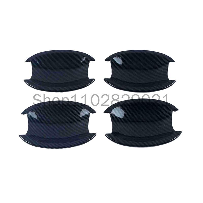 Car Door Handle Covers Trim Overlay Styling Sticker Auto Exterior Accessories For Nissan March Micra K12 Tiida C11 2003-2010