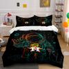 "Neon Astronaut with H-Star Logo" Print Bedding Set Duvet Cover Pillowcases (1* Duvet Cover 2* Pillowcases Do Not Include Comforter)