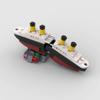 Mini Titanic Sank Ship Model Break In Half Building Blocks Bricks Boat Kit Construcrion Sets Gift Adult Children