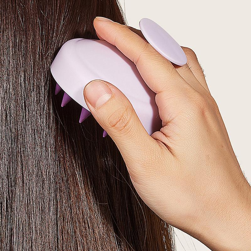 1 buc Perie de masaj portabilă multifuncțională pentru corp Perie pentru masaj pentru scalp Pieptene pentru curățarea părului Pieptene pentru masaj pentru cap 3 culori