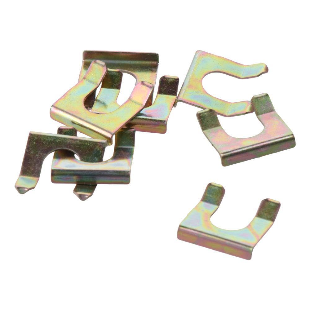 20pcs Brake Line Clips, U Shaped Metal Retainer Clips Replacement