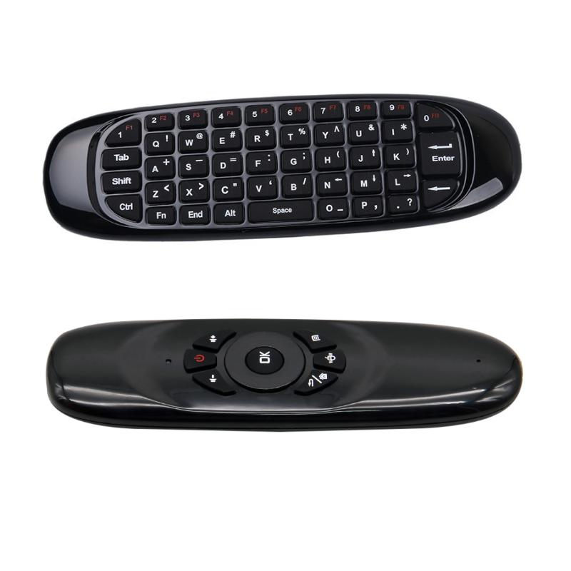 2.4G Wireless Keyboard Flying Mouse Keyboard Mini Keyboard with IR Learning for PC Projector TV BOX Laptop
