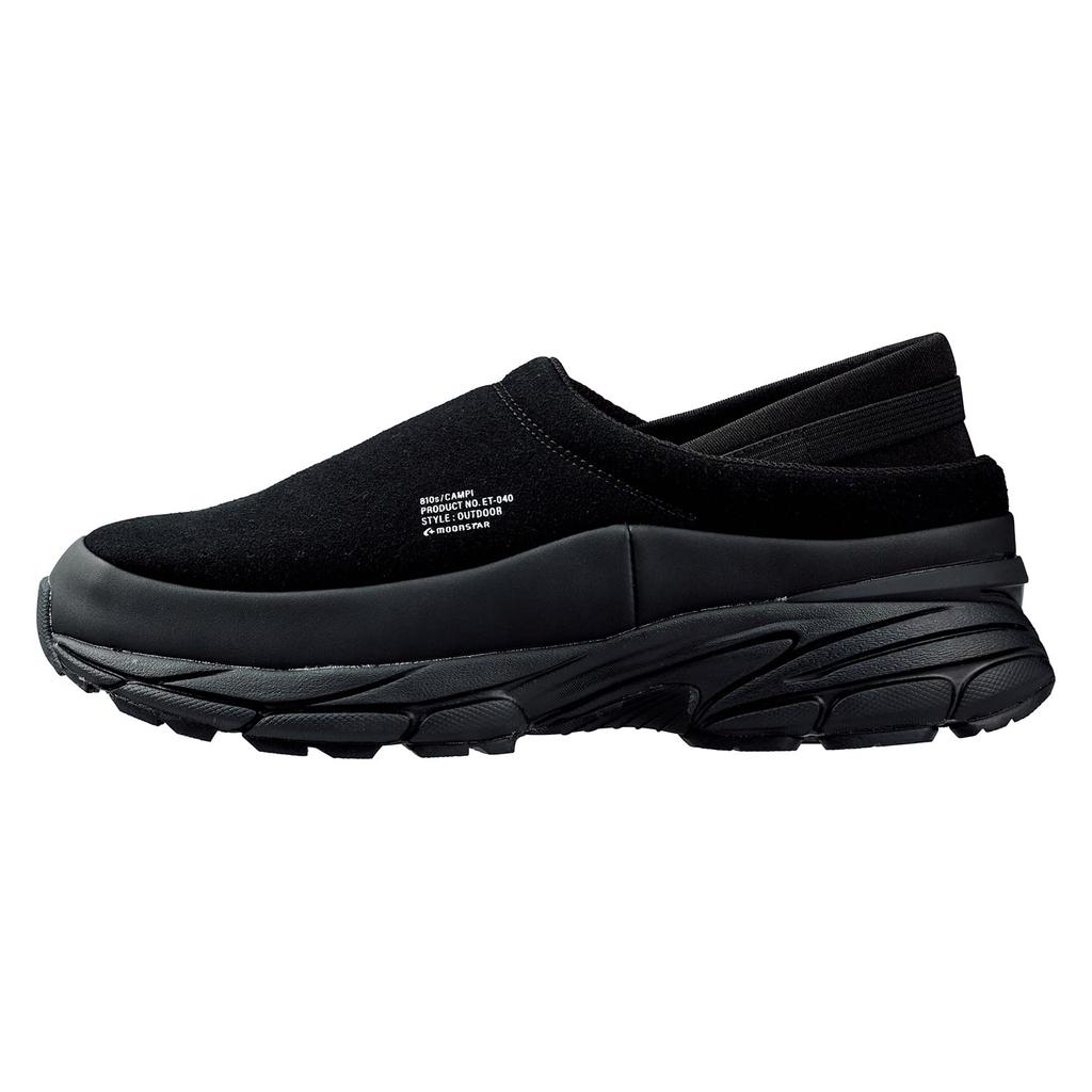 Moonstar Eight Tenth CAMPI Size 2E Sneakers, Black, 25.5 Cm,