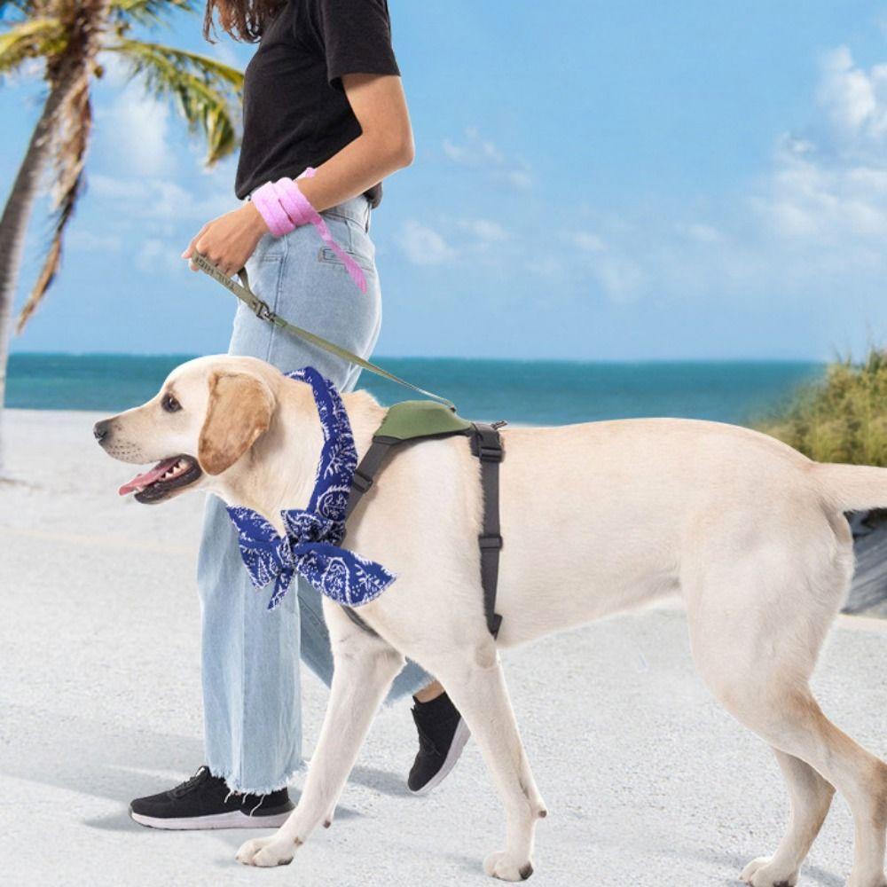 Cotton Pet Cooling Scarf Soft Cat Neck Strap Dog Cool Towel  For Preventing Heatstroke