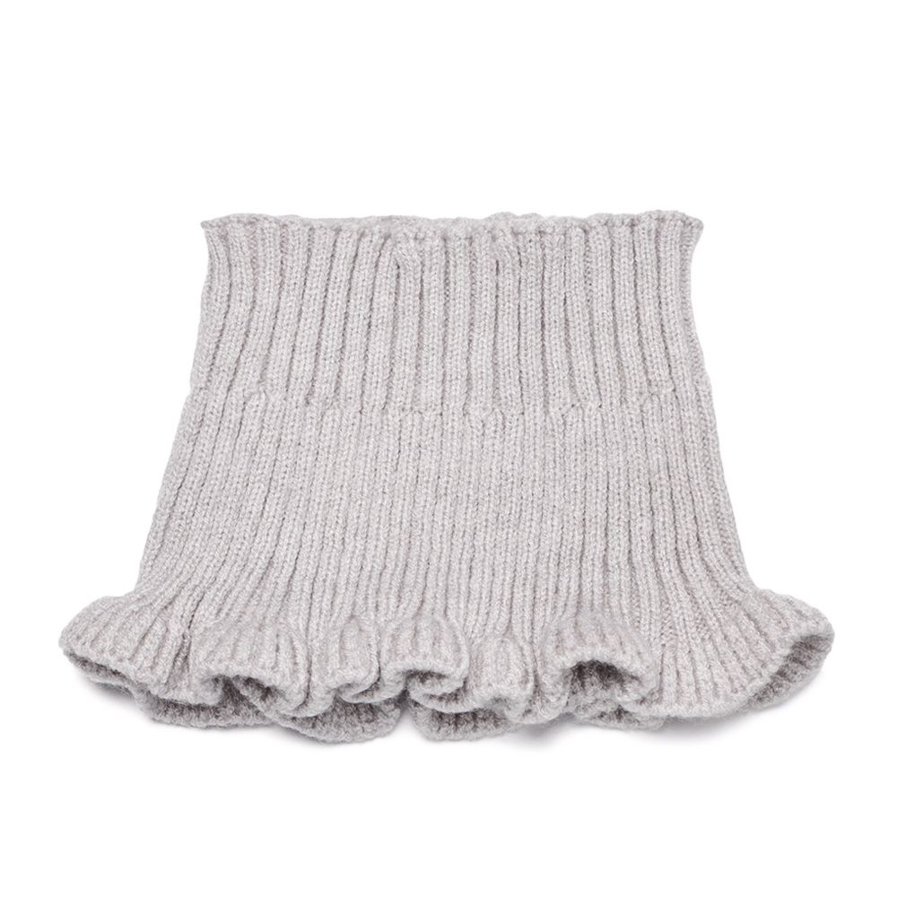 Women With Wooden Ears Warm Windproof Knitted Fake Collar Neck Guard Turtleneck Scarf