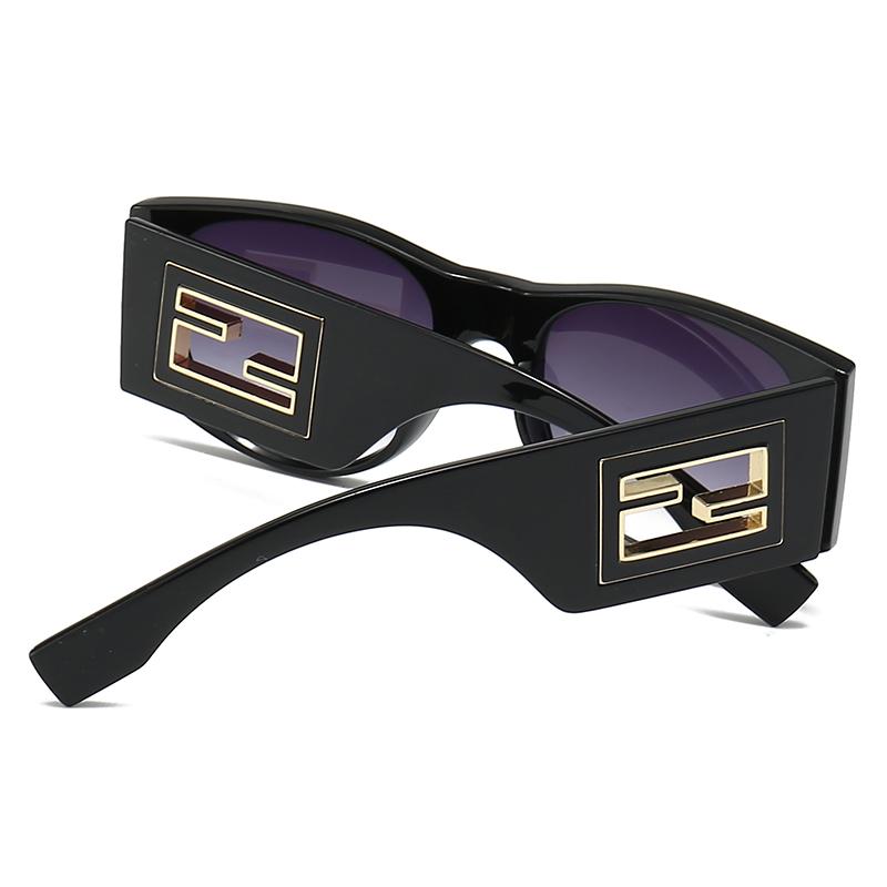 Modern Retro Cat Eye Sunglasses Scottish Pattern European American Street Photography Fashion Ins Cross Border
