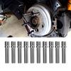 Wheel Stud Adapters 20pcs Steel Expansion Wheel Studs 58mm Wheel Conversion Bolt Stud Adapter 41mm Shank Length (M14*1.5-M12*1.5)