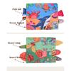Baby Books Montessori Toys Waterproof  Soft Cloth Books 3D Animal Cognitive Infant Early Learning Educational Fabric Books Toys