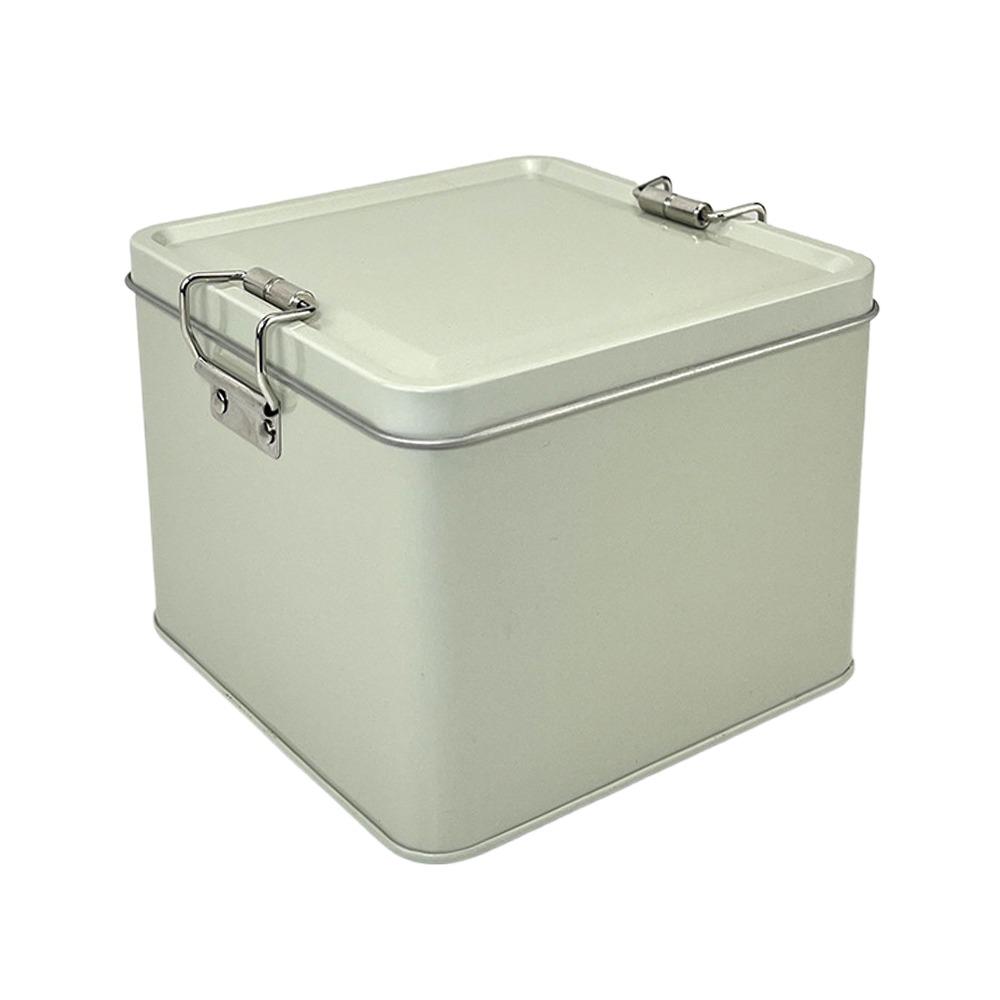 120*120*95mm Metall Aufbewahrungsbox Mehrfarbig Süßigkeitenbox Robuster Schnappverschluss Eisenbox Geldbehälter