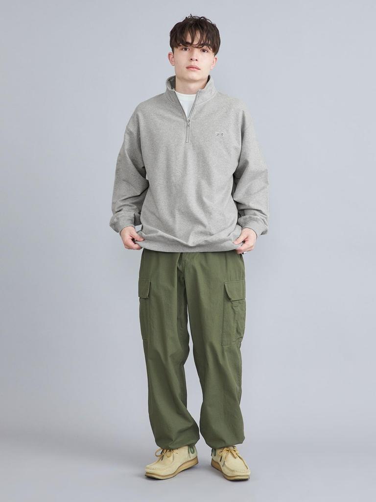 Cohen Web-Exclusive PENNEYS Custom-Made Stand Half-Zip Sweatshirt, 75206420375, 2330 Beige (23), Size S