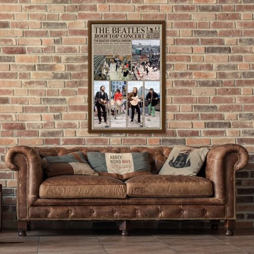 APPLEONE Puzzle 1000-923 The Beatles Rooftop Concert, 1000 Teile, Hergestellt in Japan, 75 x 50 cm