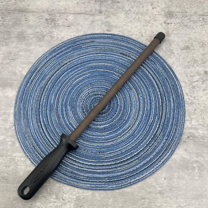 6/8/10/12 Zoll Keramik-Messerschärfer, Wetzstahl, Küchenwerkzeug, schwarz