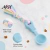 Exercise Pet Toy for Dogs Dog Molar Chewing with Rope, TPR Spoon Head Durable Woven Fetch And Pull Knot Training Toy, Macaron Colors Teeth Cleaning