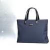 Fashionable Men's Briefcase Portable Casual Women's File Bag Commuting Waterproof Computer Bag Oxford Cloth Conference Bag