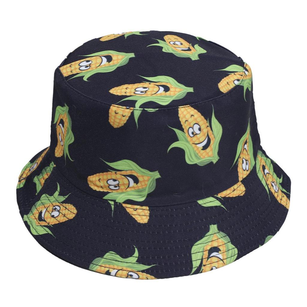 2026 Lemon Pattern Reversible Bucket Hat for Men & Women – Summer Sun Protection