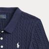 Polo Ralph Lauren Polo Shirt Ss24 Logo Small Pony Embroidered Button Short Sleeve Kids Tops Dark-Blue CWPOSWEG6820439-400