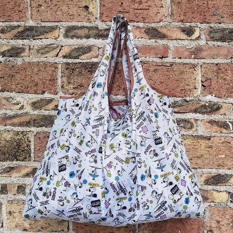 Eco-friendly Foldable Shopping Bag – Japanese & Korean Cartoon Design, Portable and Sturdy