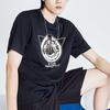 Li Ning City Letter Print Short Sleeve T-Shirt Men Tops Black AHSQ743-2