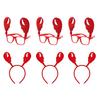 Crab Crab Hoop Kids Adults Spoof Headband Headpiece Costume Accessory