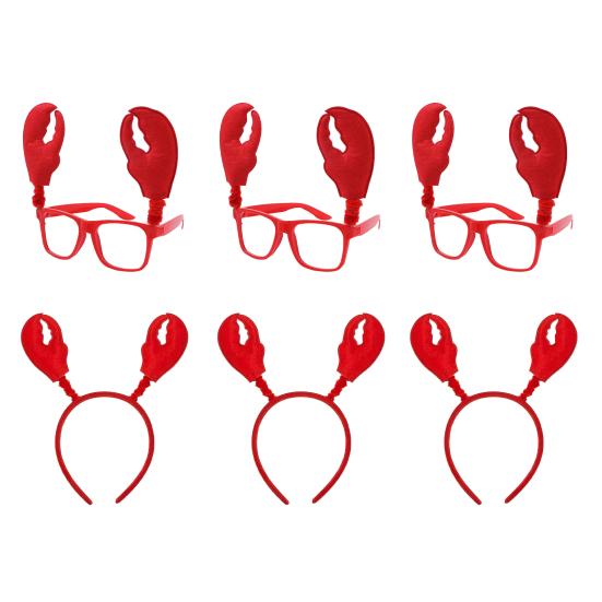 Crab Crab Hoop Kids Adults Spoof Headband Headpiece Costume Accessory