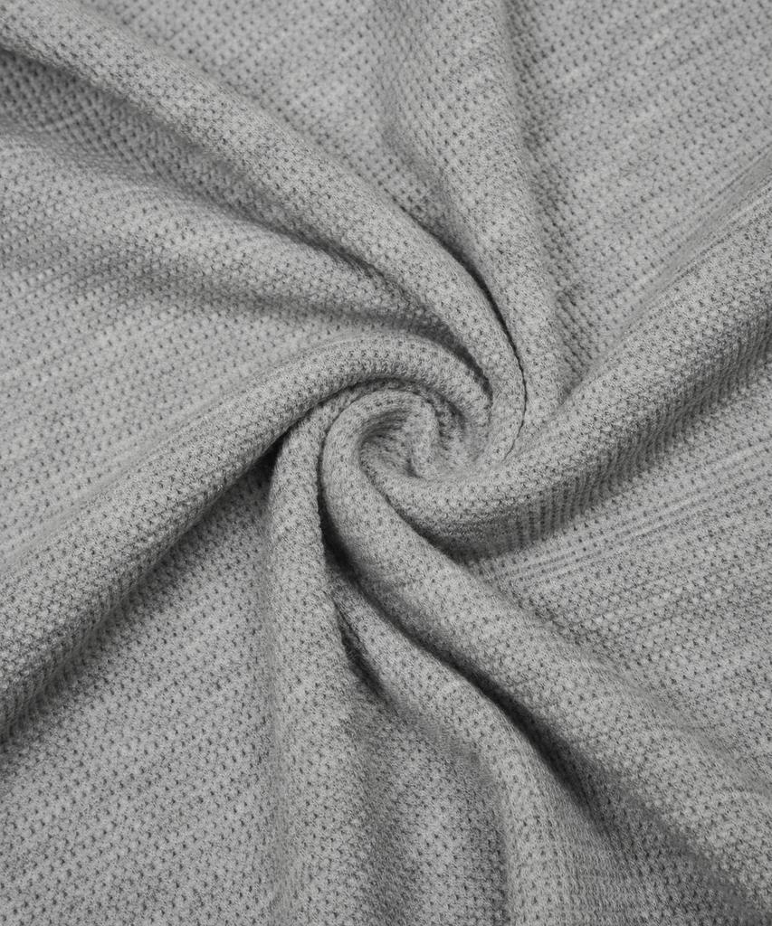 38COMEONCOMMON Waffle Regular Long Sleeve (Melange Gray)