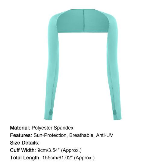 Sciarpa Manica a Braccio Anti-UV Ampia Applicazione Poliestere Comoda da Indossare Coprispalle Fresco Forniture per Esterni