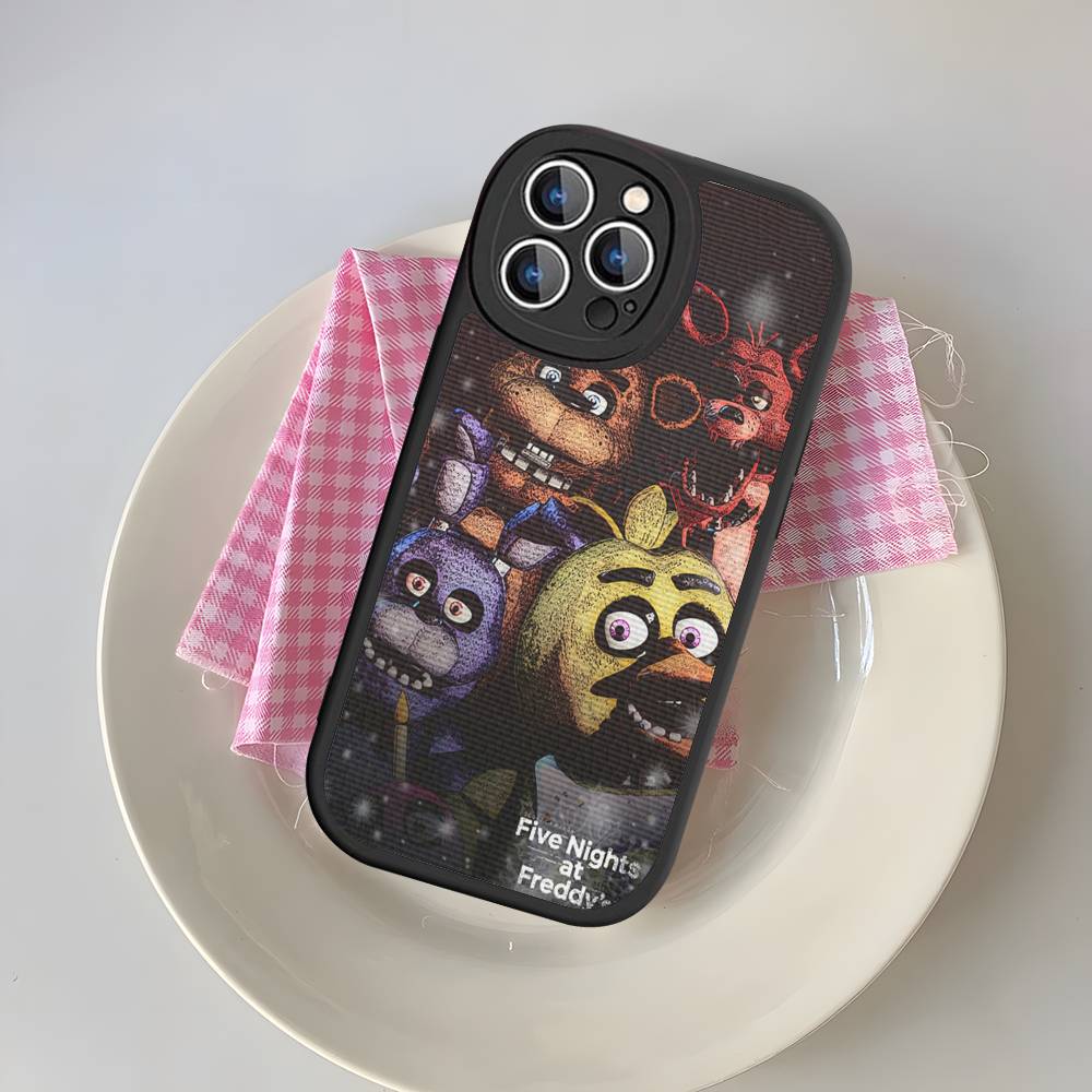 Game F-Five N-Nights At F-FreddyS Phone Case For IPhone 16 15 14 13 12 11 Pro Max Plus Leather Soft Cover