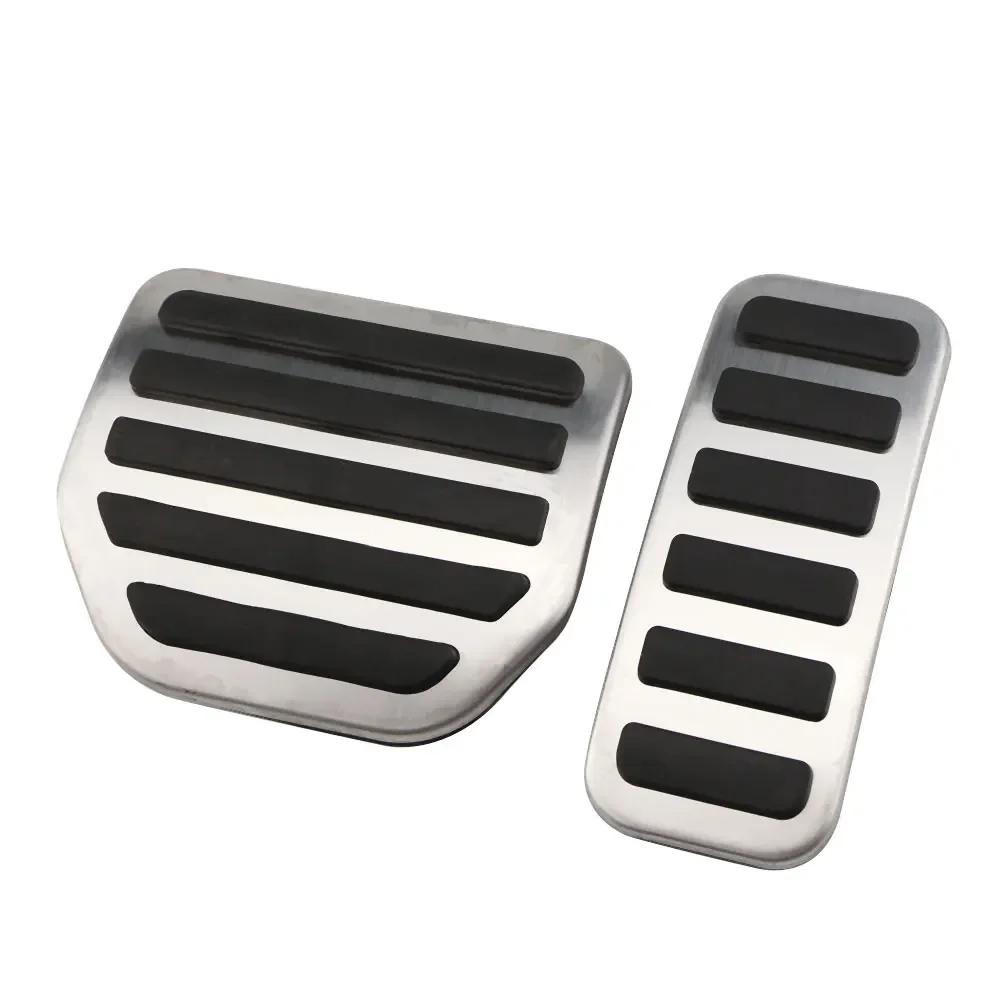 For Land Rover Range Rover Sport Discovery 3 4 Lr3 Lr4 AT Pedals Cover Gas Brake Foot Rest Pedal Pad Interior Accessories