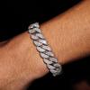 14mm Full Diamond Zircon Hip Hop Cuban Chain Necklace Bracelet for Men