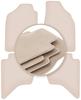 PREMIUM beige Fußmatten für: Ford Ranger MK2 Pickup 2007-2012