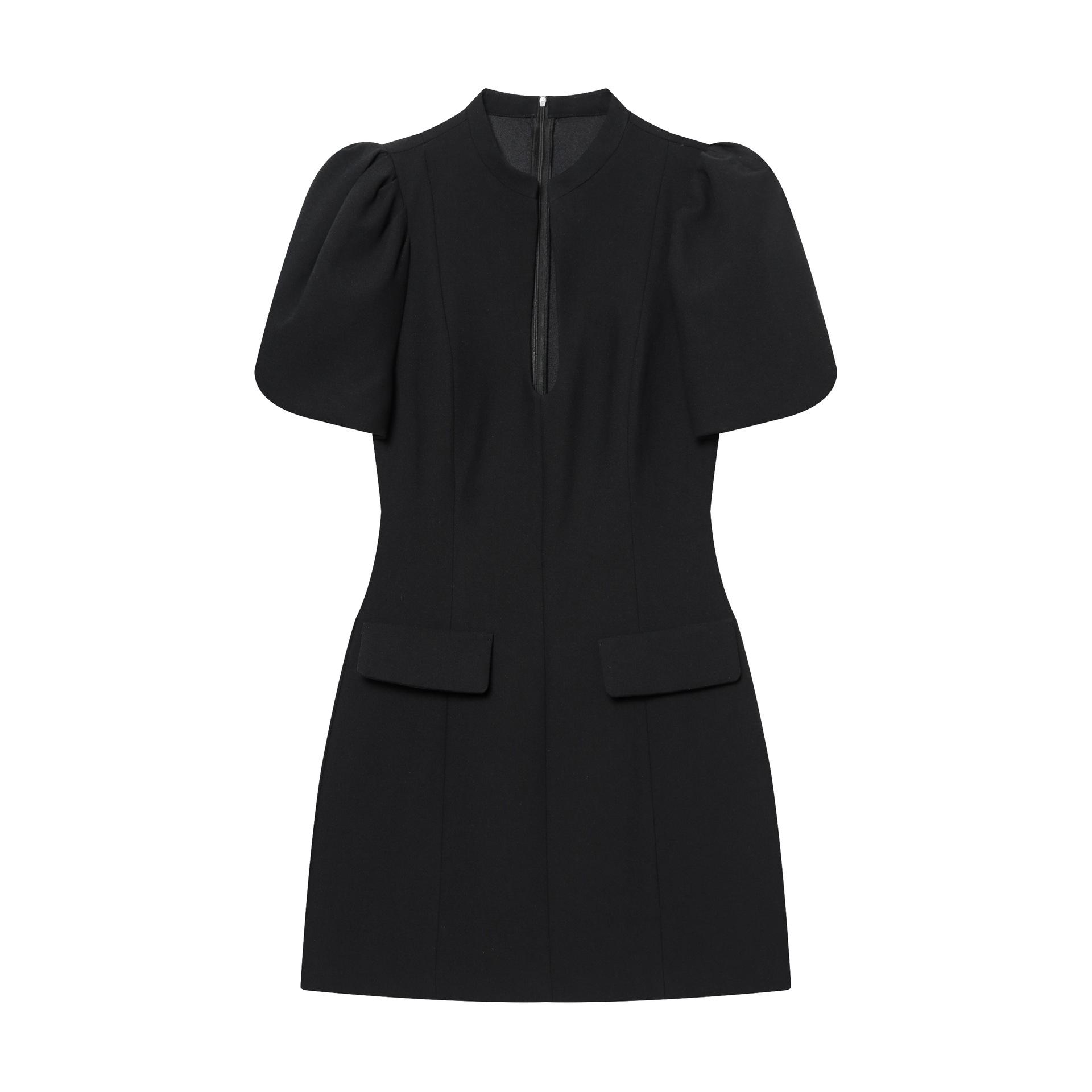 

Versatile European & American Style Women s Puff Sleeve Short Dress Medium