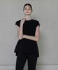 Debiweeo Miley Slit Cap Sleeve Devi-Ts0036-Black