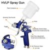 2 Set Spray Gun HVLP Air Gravity Paint Sprayer Set with 0.8mm & 1.4mm Nozzle Gravity Feed Painting Tool