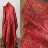 European Red Black Green Blended Fabric Palace Style Shiny Silk Three-dimensional Texture Relief Jacquard Fabric Jacket Fabric