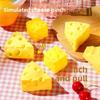 Simulate Cheese Slow Rebound Pinching Office Decompression Slow Rebound Cheese Pinching Ornament Relax And Decompress And Knead.