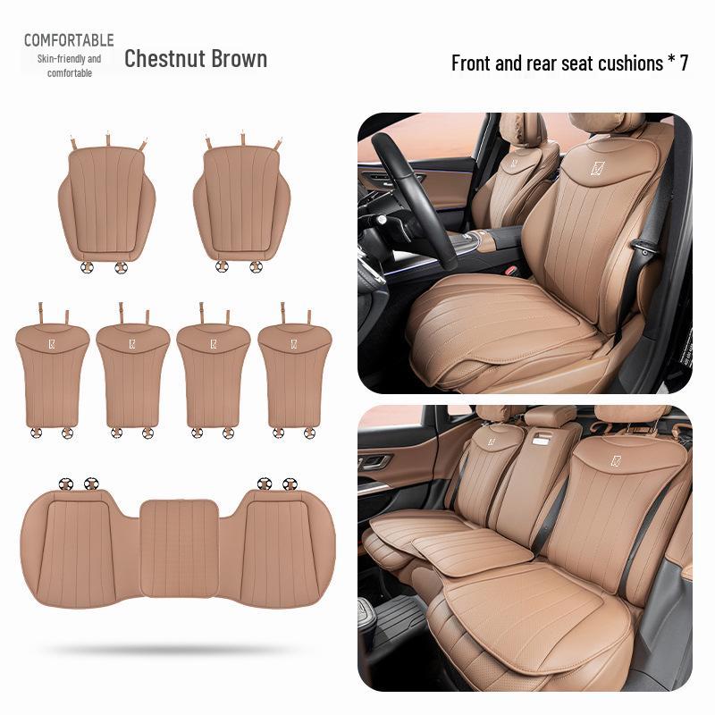 Universal Perforated Nappa Leather Seat Cushion for All Seasons (06/07/11/12 Models)