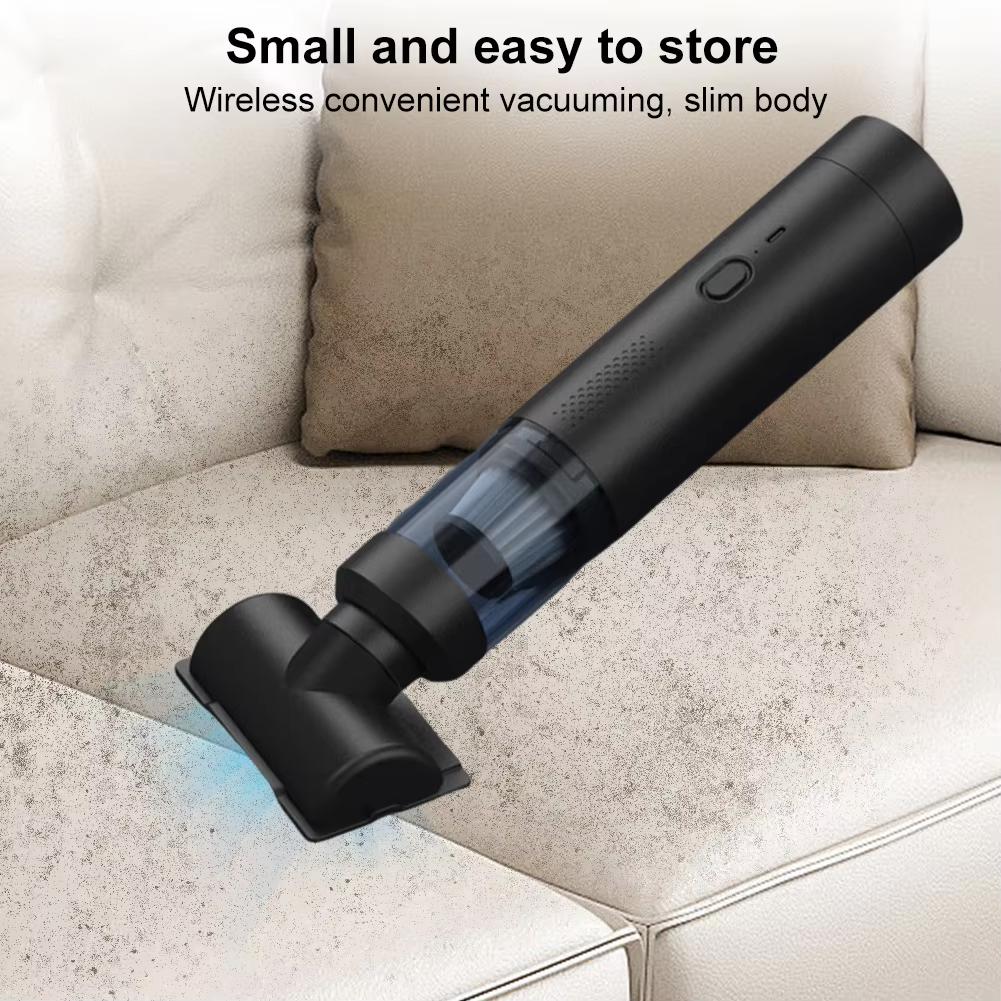 Cordless Handheld Vacuum Cleaner Portable Car Vacuum with Blower & Light