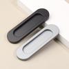 Barn Door Sliding Pull Door Hidden Furniture Hardware Handle Self-Adhesive Bathing Room Glass Door Pulls