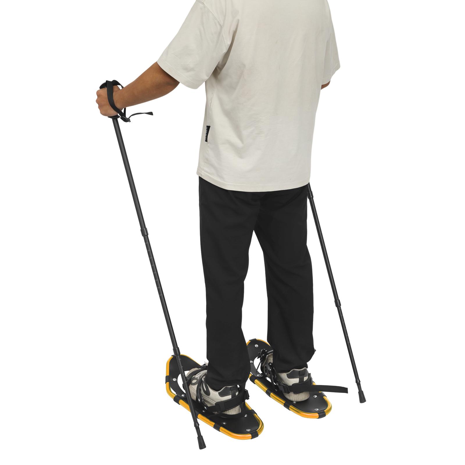 Снегоступы 21 дюйм, Снегоступы и регулируемые треккинговые палки, Снегоступы для мужчин, женщин, молодежи United States