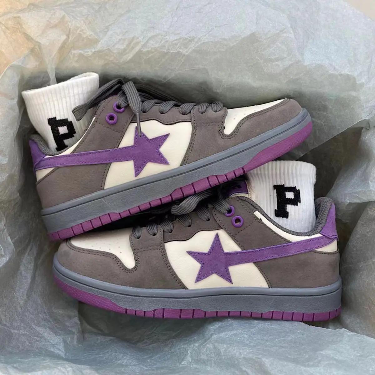 

Женская обувь Мужская классическая модная обувь Кроссовки Звезды Удобная дышащая обувь для скейтборда Спортивные туфли на открытом воздухе Белые туфли 38